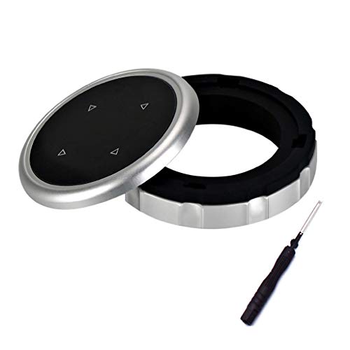 Embellecedor de botón multimedia para BM-W F10 F20 F30 (negro)