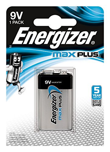 Energizer Alcalina MAX Plus - Pack de 1 Pila Alcalina 9V MAX Plus