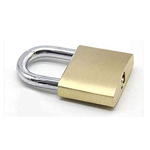 EUROXANTY Candado de Seguridad de llave | Cerradura de Latón Resistente | 3 Llaves | Gran Dureza y Fiabilidad | 2 Candados de 40 mm