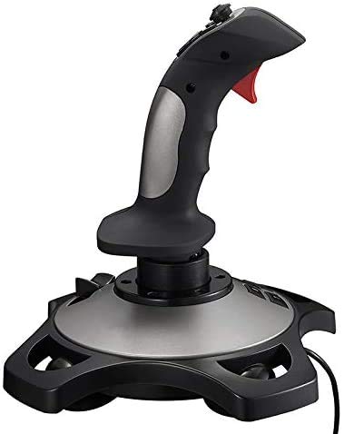 FIZZENN Joystick PC USB Joystick con Controlador de vibración Simulador Gamepad, Control de Juegos con Cable para Joystick Juegos de simulación FIZZENN Joystick PC USB Joystick con Controlador de vibración Simulador Gamepad, Control de Juegos con Cable para Joystick Juegos de simulación