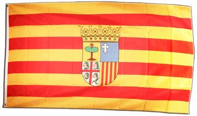 Flaggenfritze Bandera de España Aragón – 90 x 150 cm