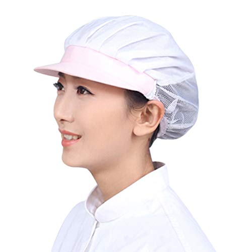 Freahap Gorro de Trabajo Transpirable para Pastel Horneado Chef Cocinero Taller Sombrero Práctico Uniformes para Mujer y Hombre #4