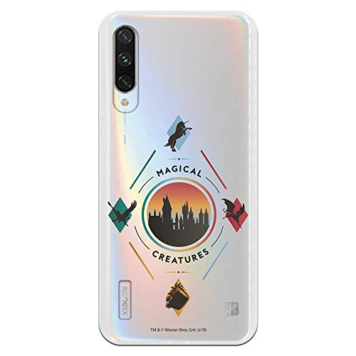 Funda para Xiaomi Mi A3 Oficial de Harry Potter Magical Creatures para Proteger tu móvil. Carcasa para Xiaomi de Silicona Flexible con Licencia Oficial de Harry Potter.
