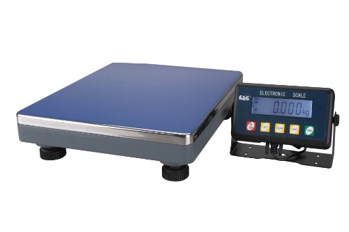 G & G PSE 200 kg/10g del Paquete – Báscula Digital de Plataforma Industrial, Posibilidad de Funcionamiento con batería Scale