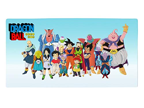 Grande Alfombrilla para el Gaming de Dragon B. | Almohadilla XXL Manga | 80x40cm | Son Goku & Amigos