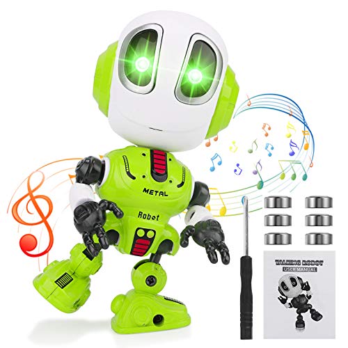 Herefun Robot de Juguete, Robot Juguete, Robot Juguetes para Niños, Robot Juguete Educativo, Robot Juguete Educativo, Cumpleaños Infantil (Verde)