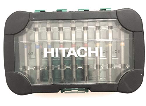 HiKOKI 750361 - Juego dr 18 puntas atornillar 75mm, PH1-2-3, PZ1-2-3, flach 4.5 – 6.5, Hex 3-4-5, T10-15-20-25-27-30-40