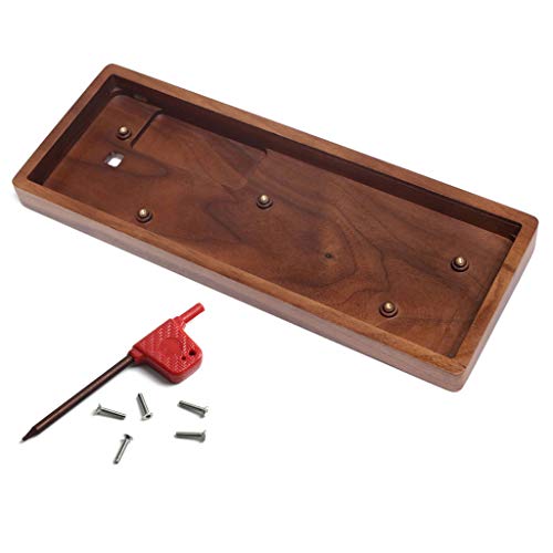 huiingwen - Carcasa de madera maciza de nogal con madera de nogal para el teclado mecánico de juego Anne PRO2