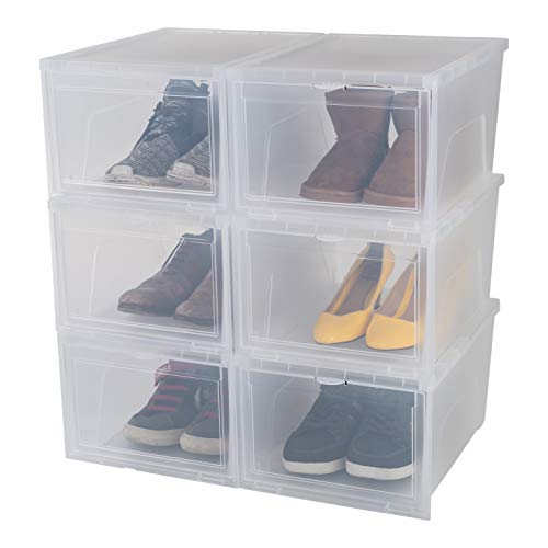 Iris Ohyama cajas de almacenamiento para los zapatos