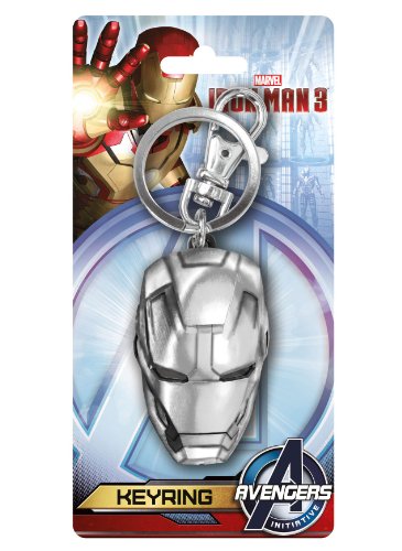 Iron Man 3 de Marvel Avengers casco de estaño - metal llavero , color/modelo surtido
