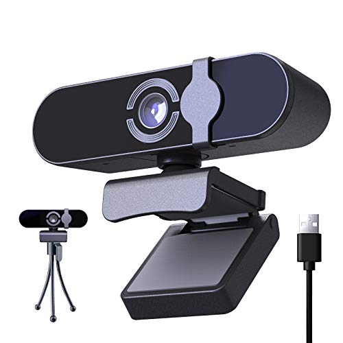 JOYSKY Webcam 1080p Full HD a 60 fps con micrófono estéreo, cámara Web para Streaming en Directo y creación de Contenido, Webcam USB-C Plug & Play Compatible con Windows, Mac y Android (Negro)