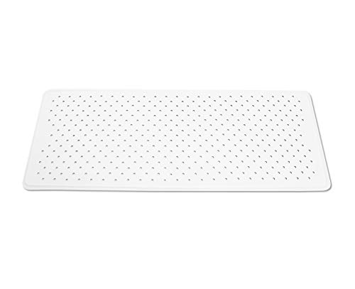 KMINA - Alfombrilla Bañera Antideslizante (65x35 cm), Alfombrilla Baño Antideslizante Bañera, Alfombrilla Bañera Antimoho, Alfombrilla de Baño Antideslizante Ventosas, Caucho 100% Natural, Blanco KMINA - Alfombrilla Bañera Antideslizante (65x35 cm), Alfombrilla Baño Antideslizante Bañera, Alfombrilla Bañera Antimoho, Alfombrilla de Baño Antideslizante Ventosas, Caucho 100% Natural, Blanco
