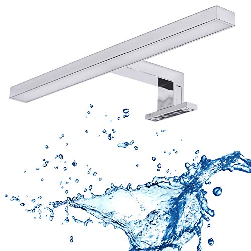 Lámpara LED para espejo I Lámpara de baño I Luz de maquillaje I Lámpara de baño I Luz de montaje I Iluminación de armario I Luz de color blanco neutro I 230 V I 325 LM I IP44 I 30 cm I 5 W