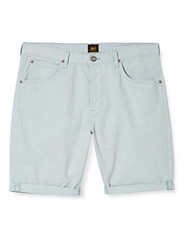 Lee 5 Pocket Short Pantalones Cortos de Mezclilla, Washed Lilac, 33 para Hombre