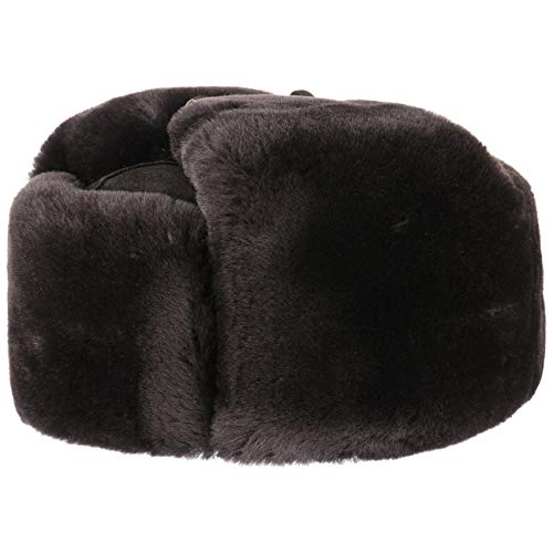 Lierys Gorro de Piel Schiwago en Negro o Marrón (alt. Aprox. 12 cm) - Uschanka con Forro Acolchado - Gorro Ruso de Pieles (Lana Virgen) - Gorra de Invierno Tallas S-XXL marrón XL (60-61 cm) Lierys Gorro de Piel Schiwago en Negro o Marrón (alt. Aprox. 12 cm) - Uschanka con Forro Acolchado - Gorro Ruso de Pieles (Lana Virgen) - Gorra de Invierno Tallas S-XXL marrón XL (60-61 cm)