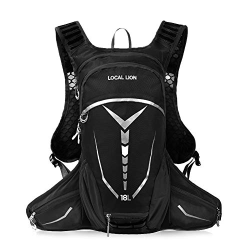 Local Lion Mochila 18L Senderismo Montanismo Ciclismo Camping Viaje al Aire Libre Hombres Mujeres Impermeable