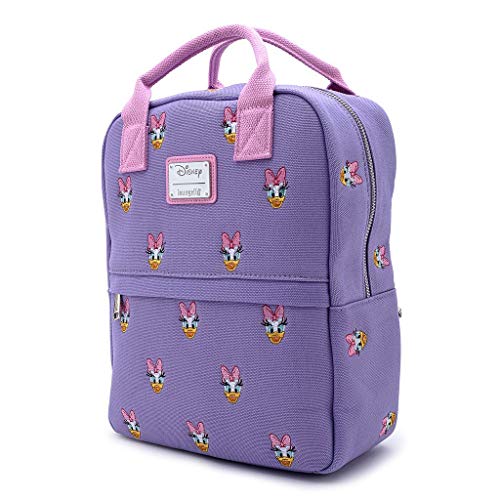 Loungefly x Disney Sensational 6 Daisy Duck AOP Canvas Mini Backpack (Multicolor, One Size)