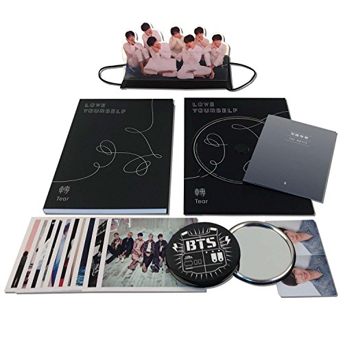 LOVE YOURSELF 轉 TEAR [ R ver. ] BTS 3rd Album CD + Photobook + Mini Book + Photocard + Standing Photo + Folded Poster + F.G