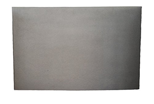 Lunaway Placa de chimenea en hierro fundido Lisa, Dimensiones: 50 x 70 cm Grosor 0,8 cm