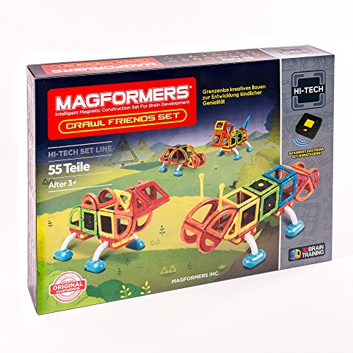 magformers 4260255964847 – Crawl Friends SET, construcción de juguete , color/modelo surtido