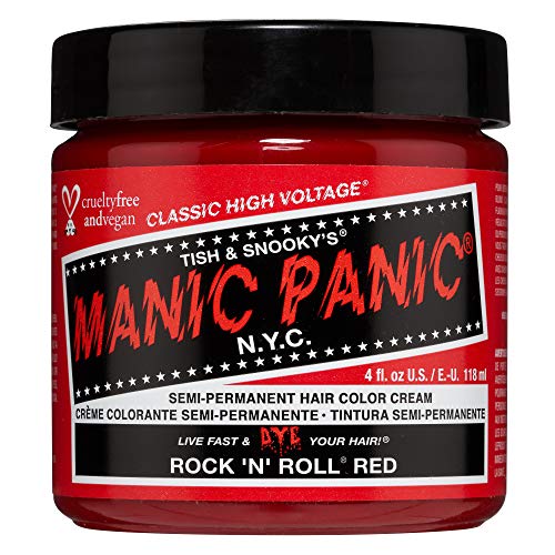Manic Panic - Rock'N'Roll Red Classic Creme Vegan Cruelty Free Semi-Permanent Hair Colour 118ml