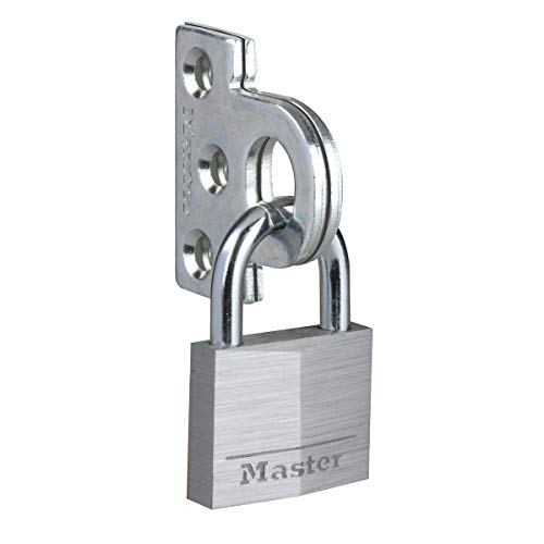 Master Lock 914060EURD Set de Argollas Planos y Candado con Llaves, Plateado