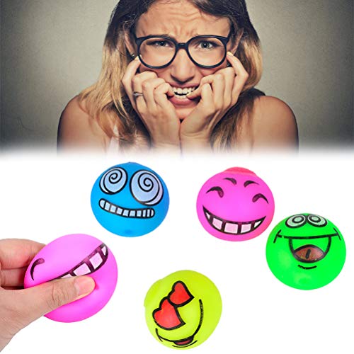Mnsun Massageball, Ausdruck Softbälle Buntes Greifball Squeeze Bälle, 4 Stück Flummi Springball Hüpfball, Umweltschutz Dekompressionsspielzeugbälle für Kinder Erwachsene Mnsun Massageball, Ausdruck Softbälle Buntes Greifball Squeeze Bälle, 4 Stück Flummi Springball Hüpfball, Umweltschutz Dekompressionsspielzeugbälle für Kinder Erwachsene