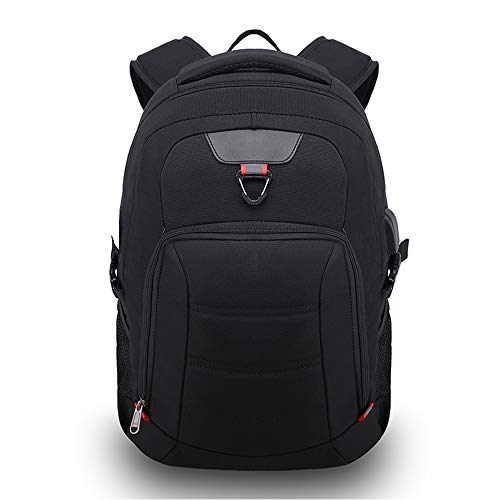 Mochila antirrobo para ordenador portátil de 17 pulgadas, mochila escolar, multifunción, para negocios, resistente al agua, grande con puerto de carga USB para el trabajo y viajes, para hombres Mochila antirrobo para ordenador portátil de 17 pulgadas, mochila escolar, multifunción, para negocios, resistente al agua, grande con puerto de carga USB para el trabajo y viajes, para hombres