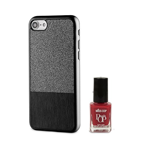 Muvit Life MLPAK0012 - Funda para Apple iPhone 7 + Laca de uñas de Color Rojo