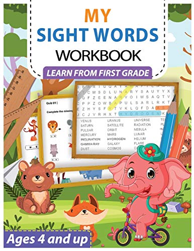 My Sight Words Workbook | Learn from first grade | ages 4 and up: Games and Activities to Support First Grade Skills First kids reading, writing paw, ... Quiz, Collection of little steps by frequency