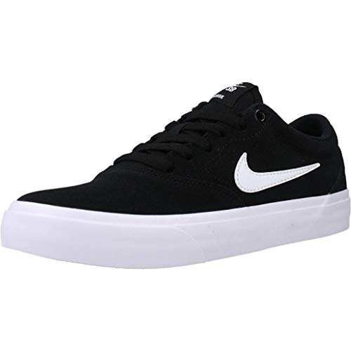 Nike SB Charge Suede, Sneaker Mujer, Negro/Blanco, 41 EU