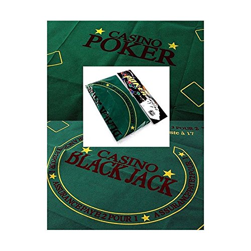 Official Tapete Juegos de Mesa, Casino Poker Black Jack