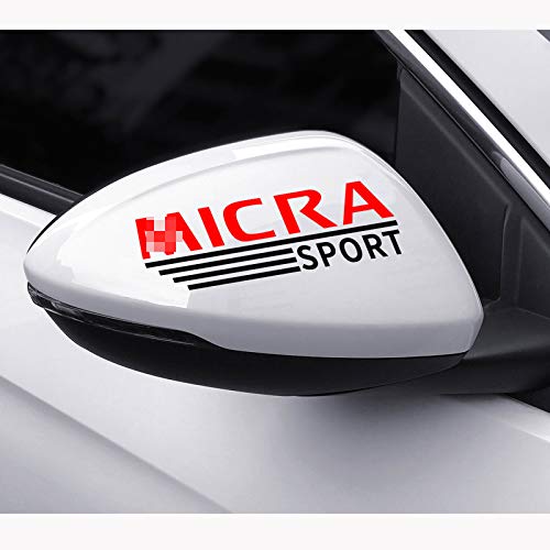 para Nissan Micra, 2 uds, Calcomanías Reflectantes para Coche, Pegatinas Creativas de Vinilo para Espejo retrovisor de Coche, Pegatinas de PVC y calcomanías para Coche, Accesorios para Nissan Micra, 2 uds, Calcomanías Reflectantes para Coche, Pegatinas Creativas de Vinilo para Espejo retrovisor de Coche, Pegatinas de PVC y calcomanías para Coche, Accesorios