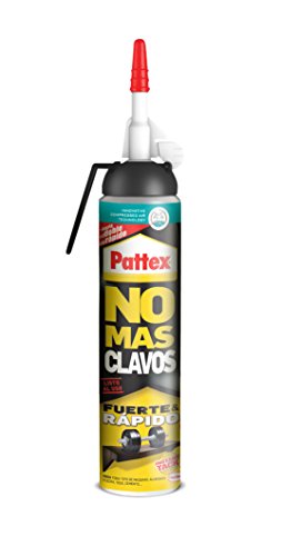 Pattex No Mas Clavos Pega Express, adhesivo de montaje fuerte, multimaterial, 200 ml