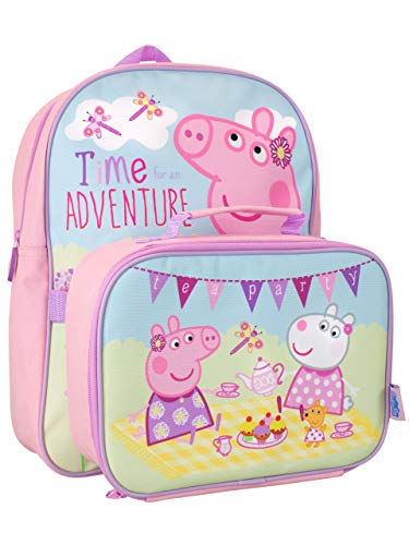 Peppa Pig Mochila y Fiambrera Niña Rosa Peppa Pig Mochila y Fiambrera Niña Rosa
