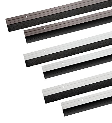 Perfil inferior de aluminio para puerta de diferentes colores y variantes Perfil inferior de aluminio para puerta de diferentes colores y variantes