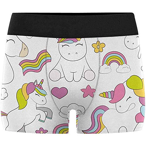 Pretty Moonlight Slip Boxer Intimo uomo Magic, Cake Clouds Rainbows Hearts