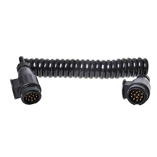 ProPlus Cable de extensión en Espiral Trailer Cable 3.5 M 13 – Pin/8 – Pin