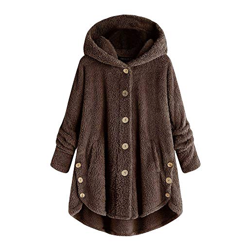 riou Mujer Sudadera con Capucha para Mujer tamaño Grande suéter para Mujer otoño e Invierno Camisa de Manga Larga Chaqueta Caliente botón de Felpa Descuento riou Mujer Sudadera con Capucha para Mujer tamaño Grande suéter para Mujer otoño e Invierno Camisa de Manga Larga Chaqueta Caliente botón de Felpa Descuento