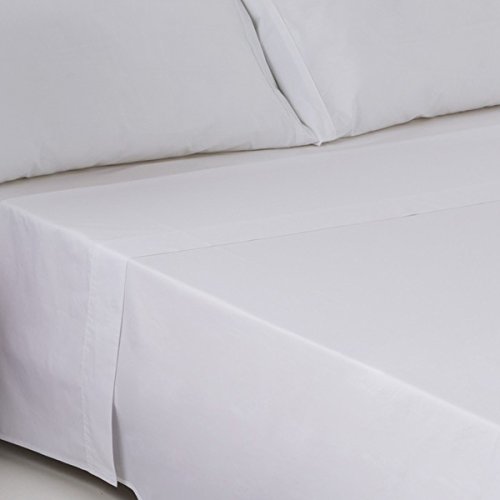 Sedalinne Sábanas HOTELES - Encimera Calidad 30/27 (144 Hilos) 50% algodón - 50% poliéster. Cama 90 cm. Color Blanco