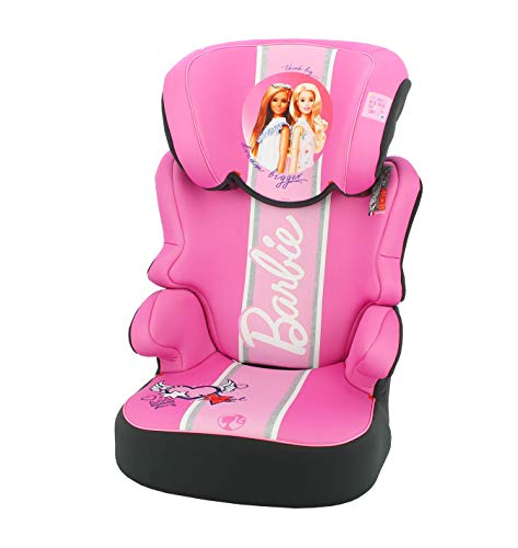 Silla de coche elevador BEFIX grupo 2/3 (15-36kg) - 4 estrellas ADAC -Barbie Mattel