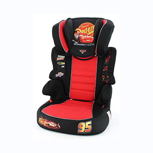 Silla de coche elevador BEFIX grupo 2/3 (15-36kg) - 4 estrellas ADAC -Cars Disney luxe