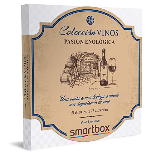 Smartbox - Caja Regalo Amor para Parejas - Pasión enológica - Ideas Regalos Originales - 1 Visita a Bodega o viñedo con cata de Vino para 2 Personas