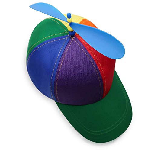 Sombrero de Hélice para la Gente de Fiesta | Gorro de Fantasía para la Comunidad LGBTQ+ | EMD Party para Soltero, Desfiles, Cumpleaños para niños y niñas
