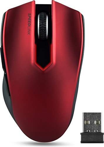 Speed-Link EXATI Auto DPI Mouse - Wireless, black-red
