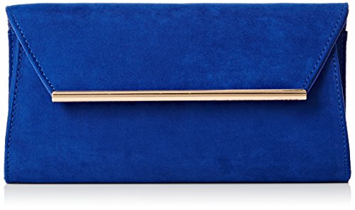 SwankySwans Sabrina - Bolso de mano para mujer, aspecto de ante, color Azul, talla Talla Unica