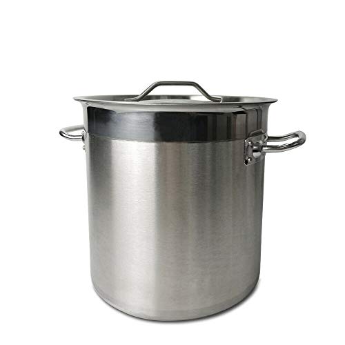 TAIMIKO Olla de acero inoxidable, 25-115 litros, olla de sopa, olla universal para verduras (05-50DT)