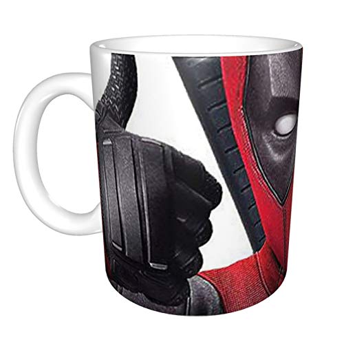 Taza de té Deadpool, taza de café, sin plomo, regalo personalizado para mujeres, mamá, profesora, hermana, cumpleaños, Navidad