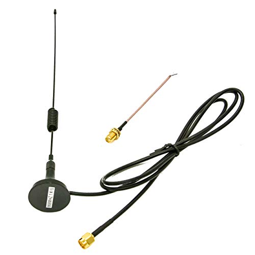Technikkram Antena externa para RasberryMatic piVCCU Homematic CCU3 CCU2 Charly Raspberry Pi CUL-Stick, USB, SMA, cable Pigtail (antena externa de 7 dBi)