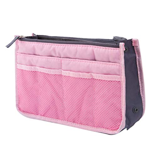 Timetided Bolsa de cosméticos portátil con doble cremallera, bolsa de almacenamiento para mujer, bolsa de esponja, bolsa de revestimiento, bolsa de cosméticos, mano de obra meticulosa Timetided Bolsa de cosméticos portátil con doble cremallera, bolsa de almacenamiento para mujer, bolsa de esponja, bolsa de revestimiento, bolsa de cosméticos, mano de obra meticulosa